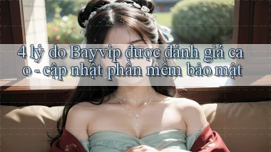 4 lý do Bayvip được đánh giá cao   cập nhật phần mềm bảo mật