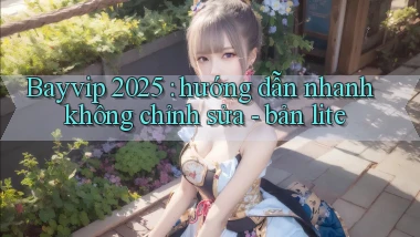 Bayvip 2025 hướng dẫn nhanh không chỉnh sửa   bản lite