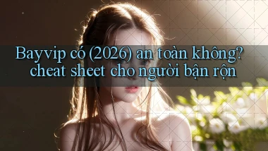 Bayvip có (2026) an toàn không cheat sheet cho người bận rộn