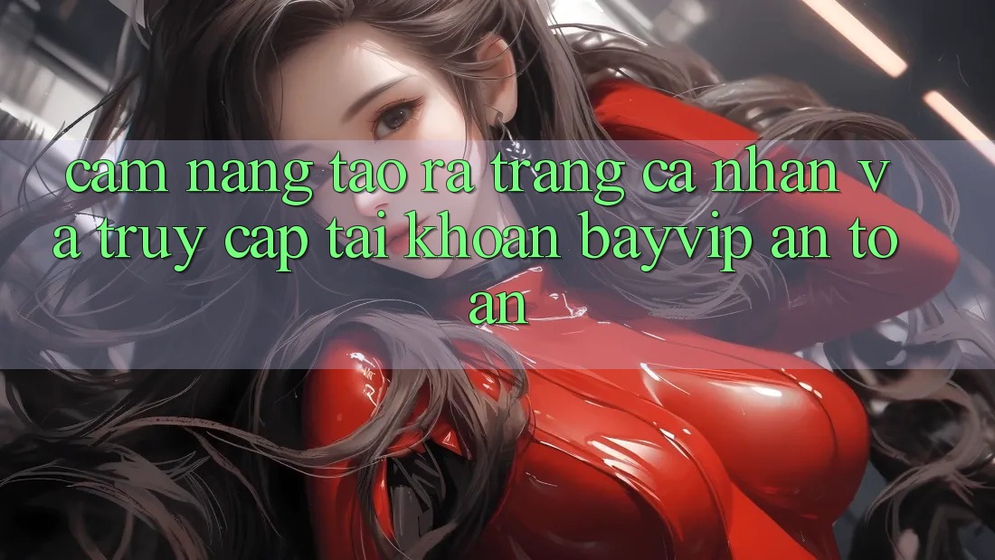 Cẩm nang Tạo ra trang cá nhân Và Truy cập tài khoản Bayvip An Toàn