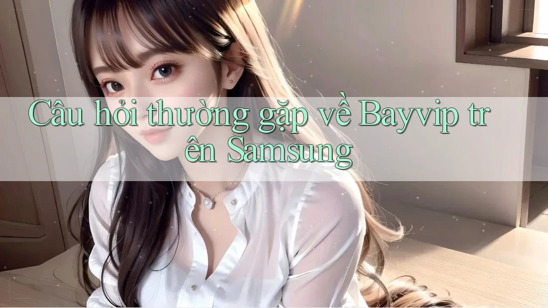Câu hỏi thường gặp về Bayvip trên Samsung