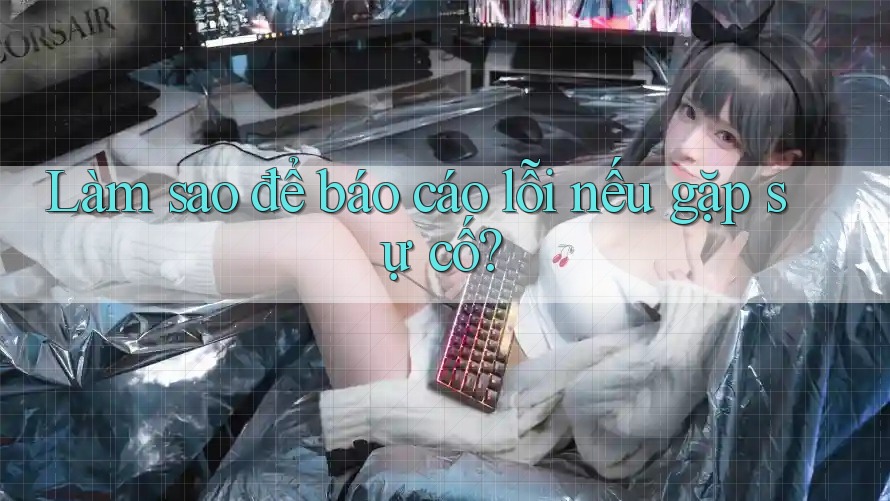 Làm sao để báo cáo lỗi nếu gặp sự cố?