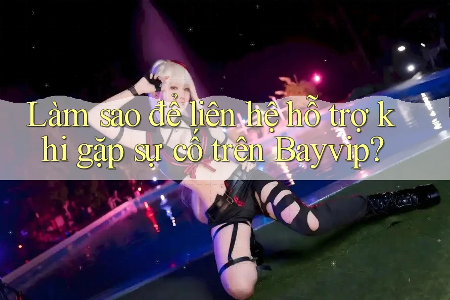 Làm sao để liên hệ hỗ trợ khi gặp sự cố trên Bayvip?