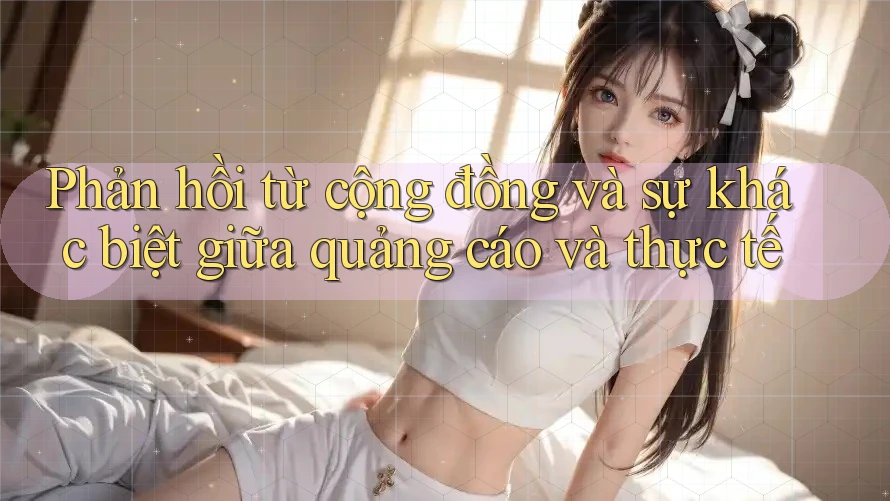 Phản hồi từ cộng đồng và sự khác biệt giữa quảng cáo và thực tế