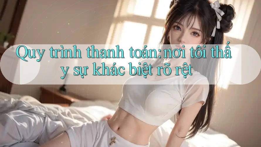 Quy trình thanh toán: nơi tôi thấy sự khác biệt rõ rệt