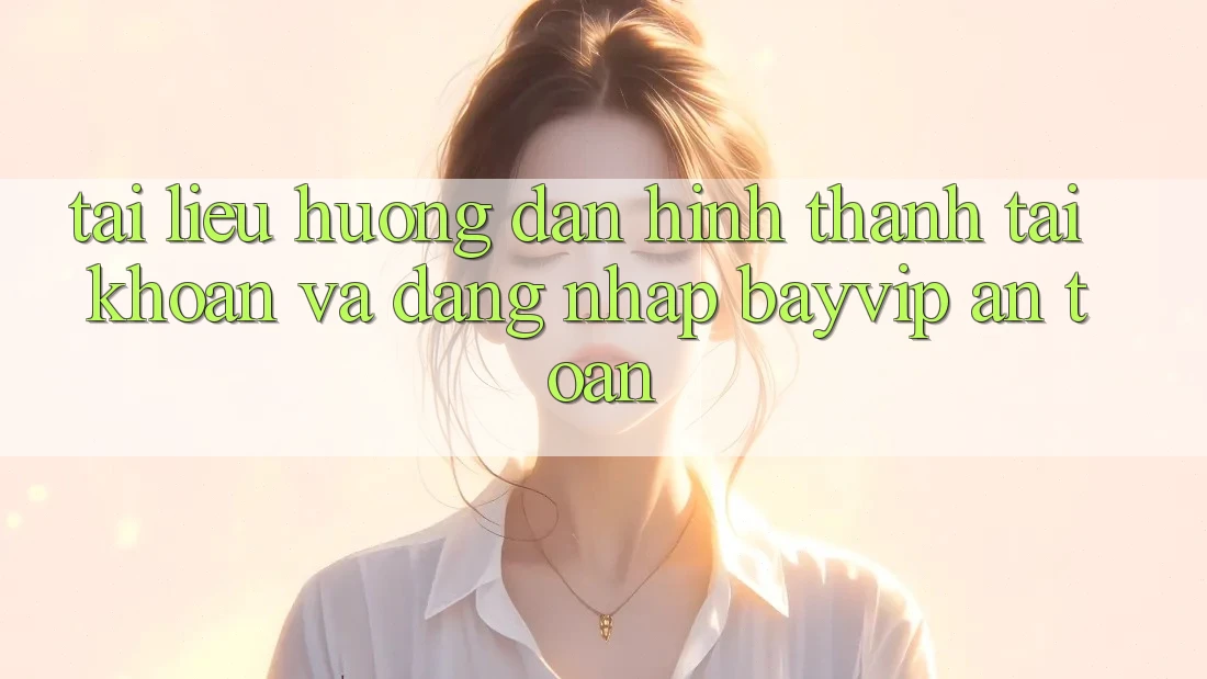Tài liệu hướng dẫn Hình thành tài khoản Và Đăng Nhập Bayvip An Toàn