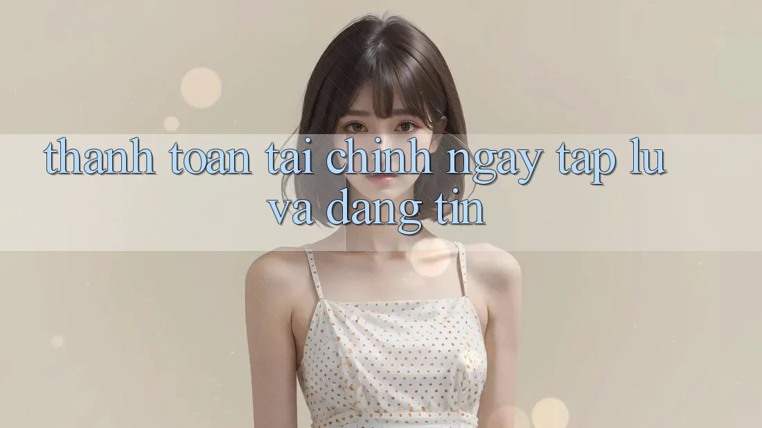 Thanh toán Tài Chính Ngay tắp lự Và Đáng tin